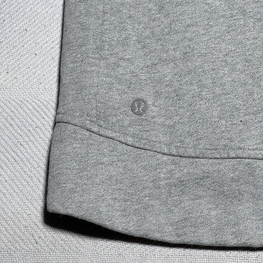 Lululemon Fleece Please Hoodie Women's Size 4 Heathered Speckled Medium Gray - Picture 9 of 13